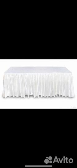 Юбка на свадебный стол