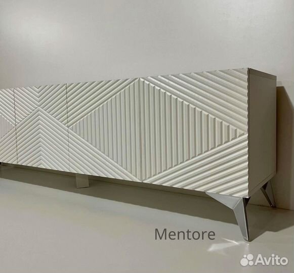 Тумба тв Bravo в белом цвете (конструктор)