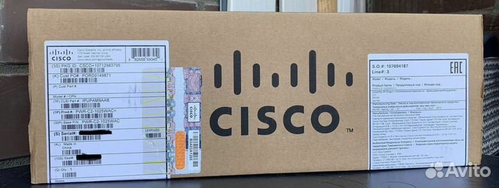 Новый Cisco PWR-C2-1025WAC