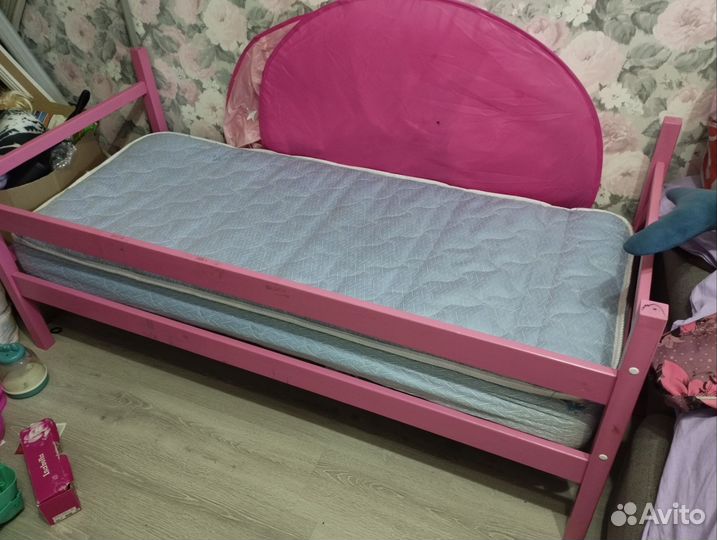 Детская кровать от 3 лет с матрасом