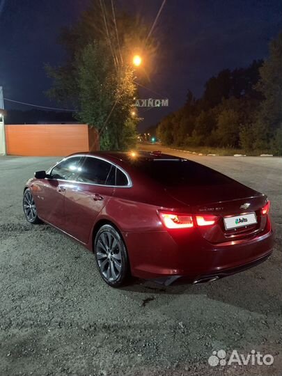 Chevrolet Malibu 2.0 AT, 2018, битый, 76 563 км
