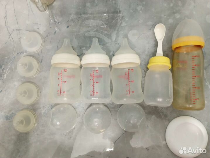 Бутылочки для кормления pigeon + нимблер