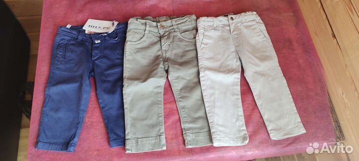 Новые брюки и курточка на мальчика 80-86
