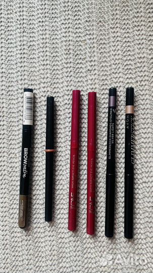 Карандаши для глаз/тени/тушь/кисти