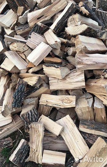 Дрова дубовые колотые