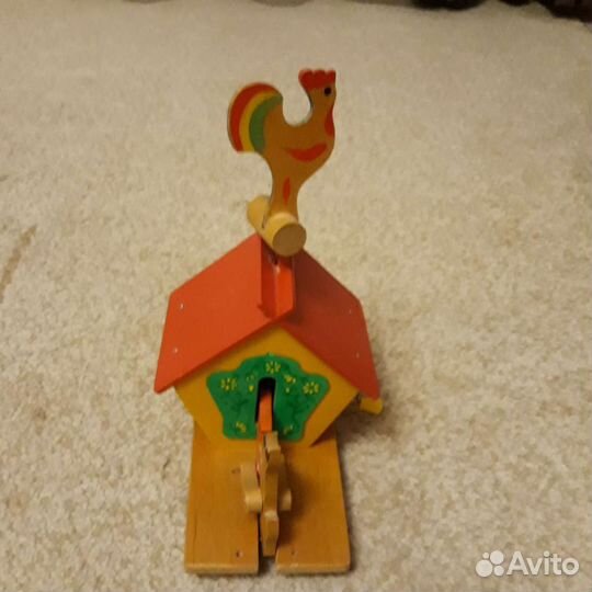 Игрушки СССР шарманка заюшкина избушка