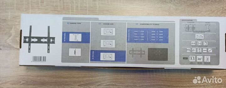 Кронштейн для тв 26-55 дюймов с наклоном, до 20 кг