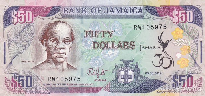 Банкноты Доминикана Каймановы острова Ямайка