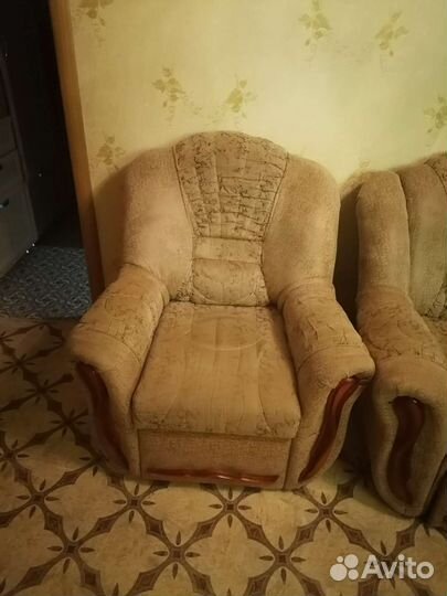 Диван с 2 мя креслами