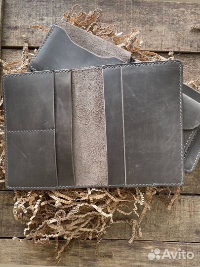 Подарочный набор портмоне и обложка на паспорт