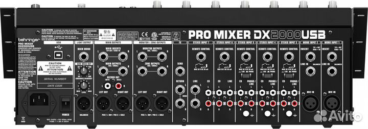 Микшерный пульт Behringer DX2000USB