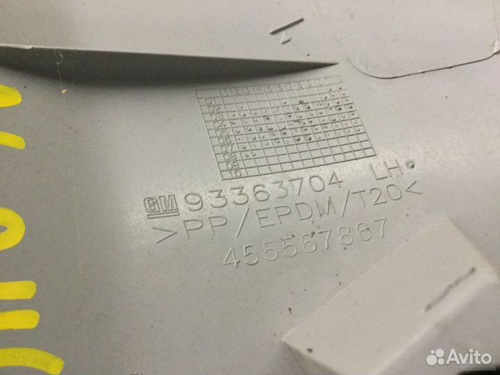 Обшивка стойки задней Opel Meriva 2003-2010