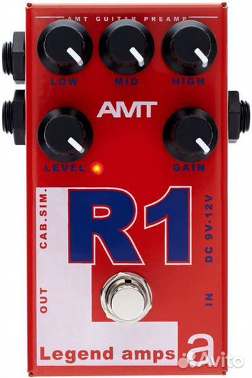 Новый гитарный предусилитель AMT R1.Доставка по РФ