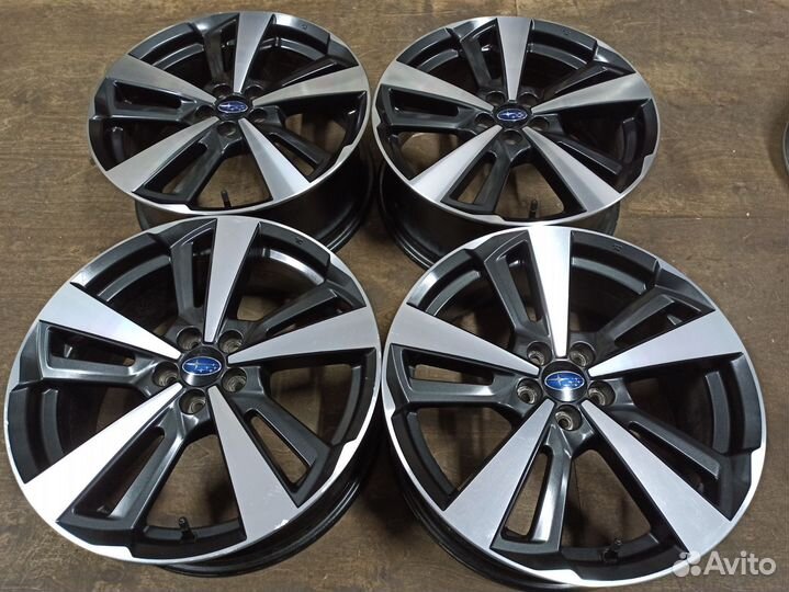 Диски 18 5х100 оригинал Субару из Японии