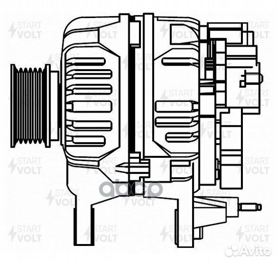 Генератор 70A LG 1819 startvolt