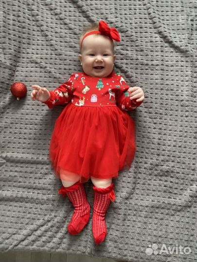 Платье для девочки 68 74