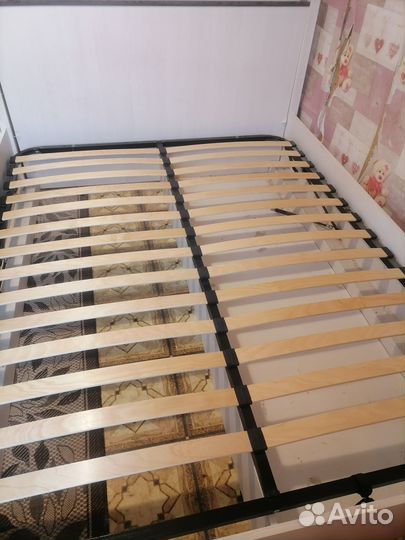 Кровать двуспальная 160х200 с матрасом бу