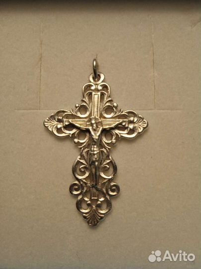 Подвеска серебро. Крестик