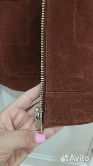 Замшевая куртка mango 46-48