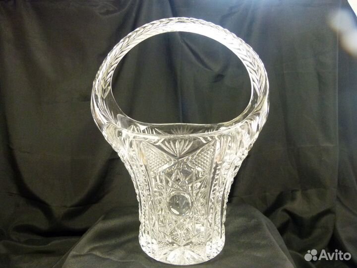 Хрустальная конфетница СССР