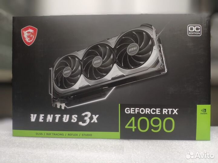 Видеокарты RTX 4090 MSI ventus 3X OC ростест
