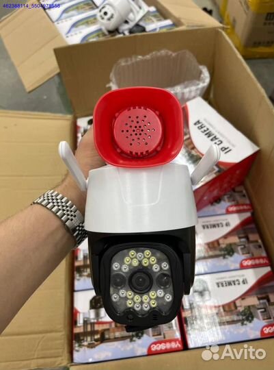 Уличная Wi-Fi/4G сим камера с громкоговорителем