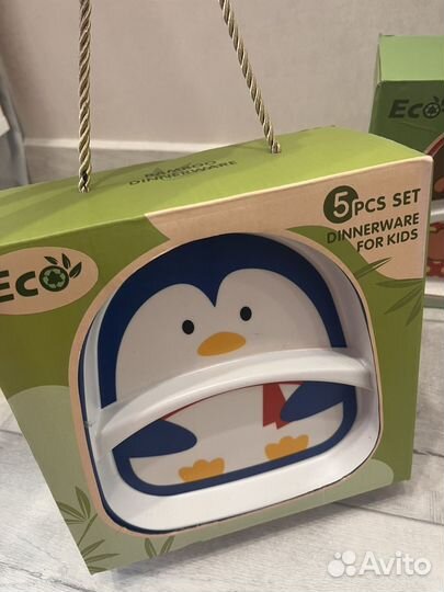 Детская посуда из бамбука