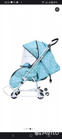 Детские санки коляска