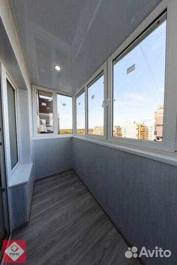 Внутренняя отделка балкона лоджий