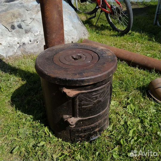 Печь буржуйка чугунная