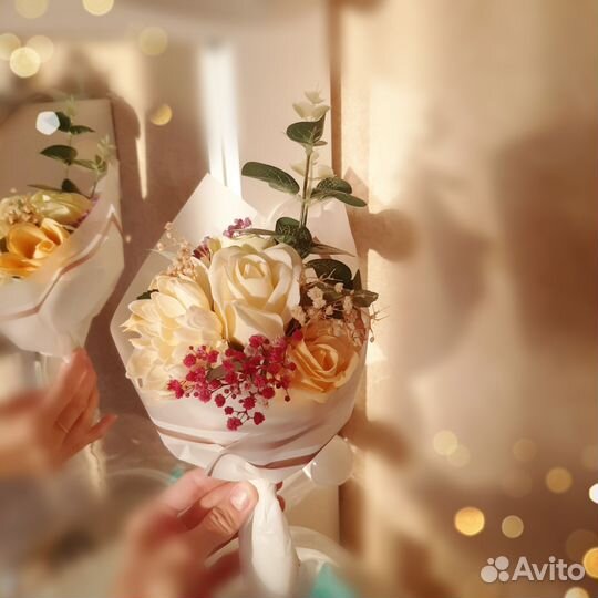 Мыльные букеты