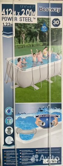 Каркасный бассейн 412х201х122(с песочным фильтром)