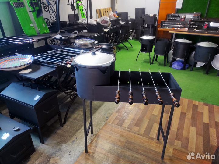 Мангал Печь для казана 3мм