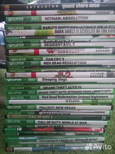 Диски на xbox 360