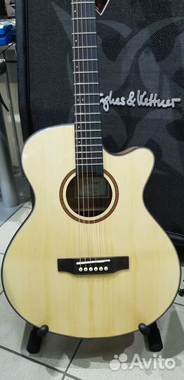 Klever KA-810 Гитара акустическая, вырез, 40''