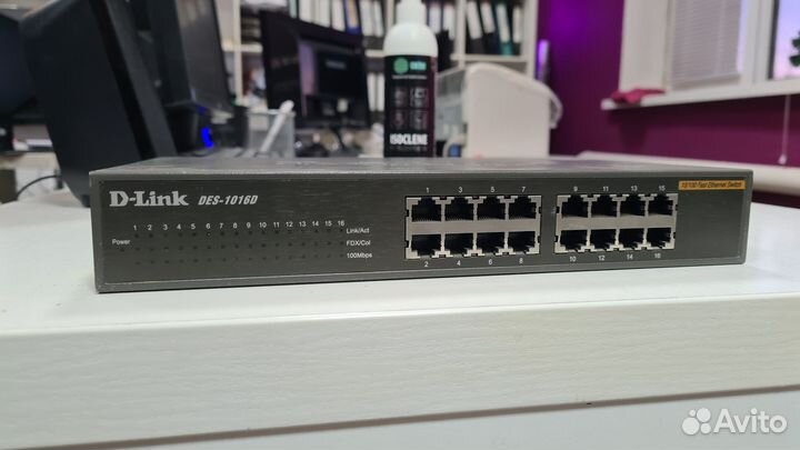 Коммутатор D-link DES-1016D
