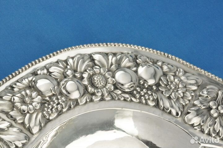 Ваза для фруктов серебро 800 пробы Германия