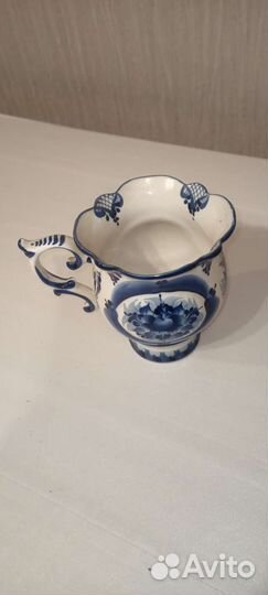 Чашка коллекционная гжель