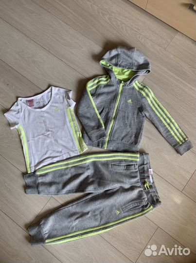 Спортивный костюм из 4-х вещей adidas оригинал 116