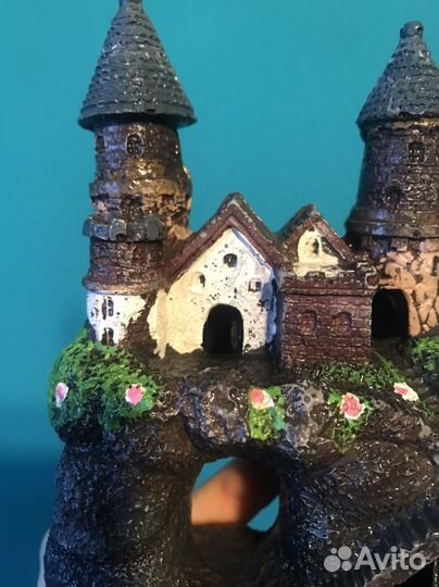 Замок декор аквариум (авито доставкой отправляю)