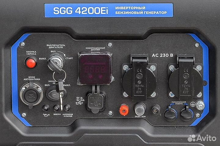 Инверторный генератор 4,2 кВт TSS SGG 4200Ei