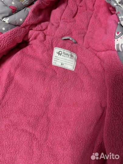 Демисезонный костюм 86 на девочку