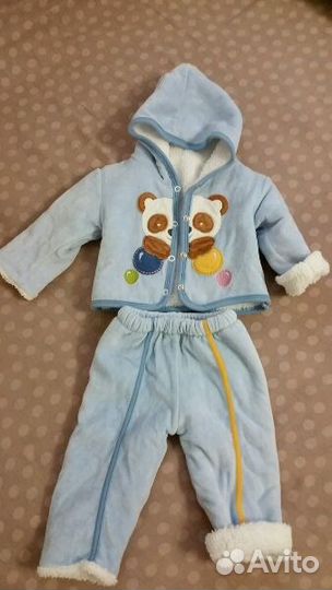 Утепленный костюм на 3-6 мес