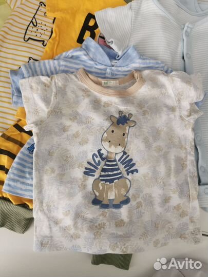 Вещи на мальчика 62 пакетом боди песочник футболки