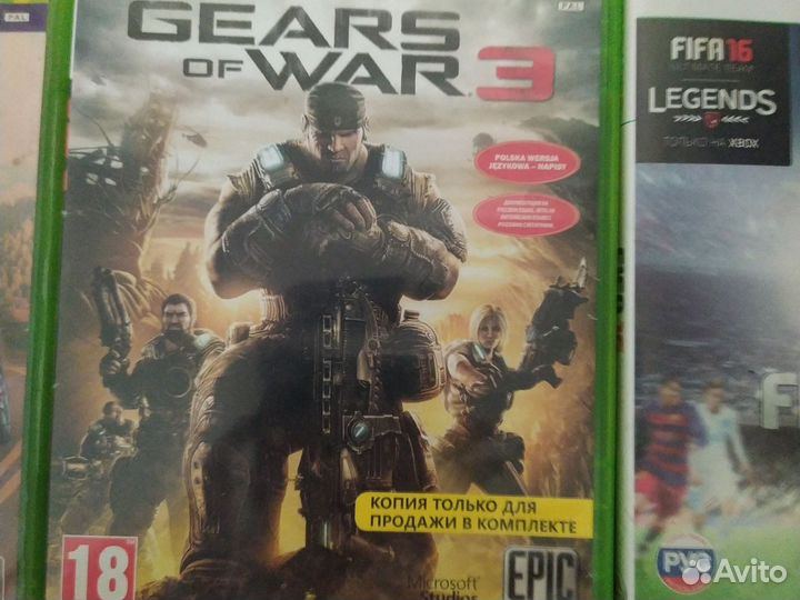 Диски на Xbox 360