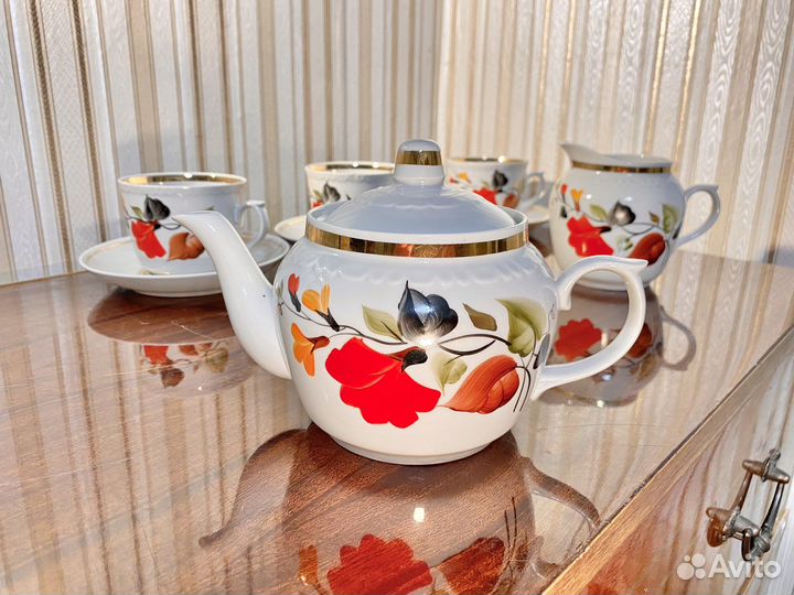 Сервиз чайный (Краснодарский завод)