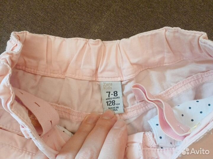 Шорты Zara kids для девочки 7-9лет мк