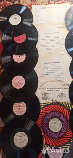 Виниловые пластинки бу. 85 шт