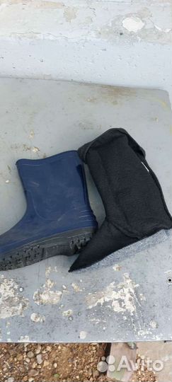 Сапоги пвх утепленные