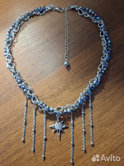 Колье ручной работы
